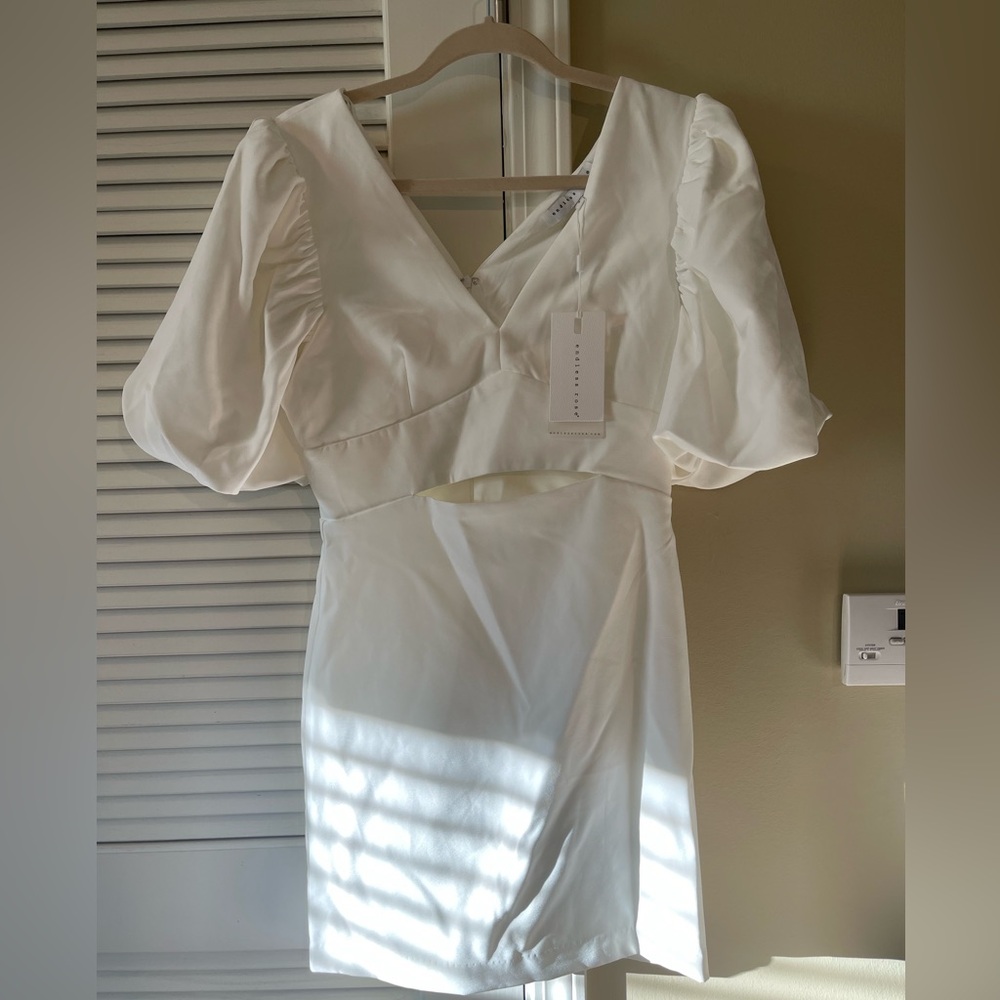 Endless Rose White Long Sleeve Dress